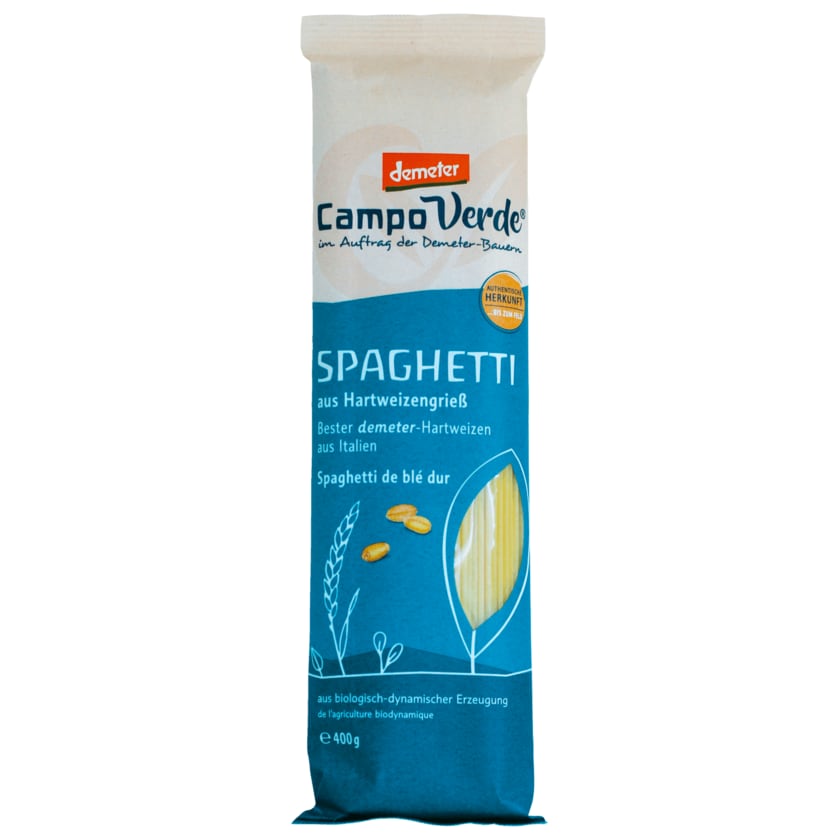 Campo Verde Bio Demeter Spaghetti 400g